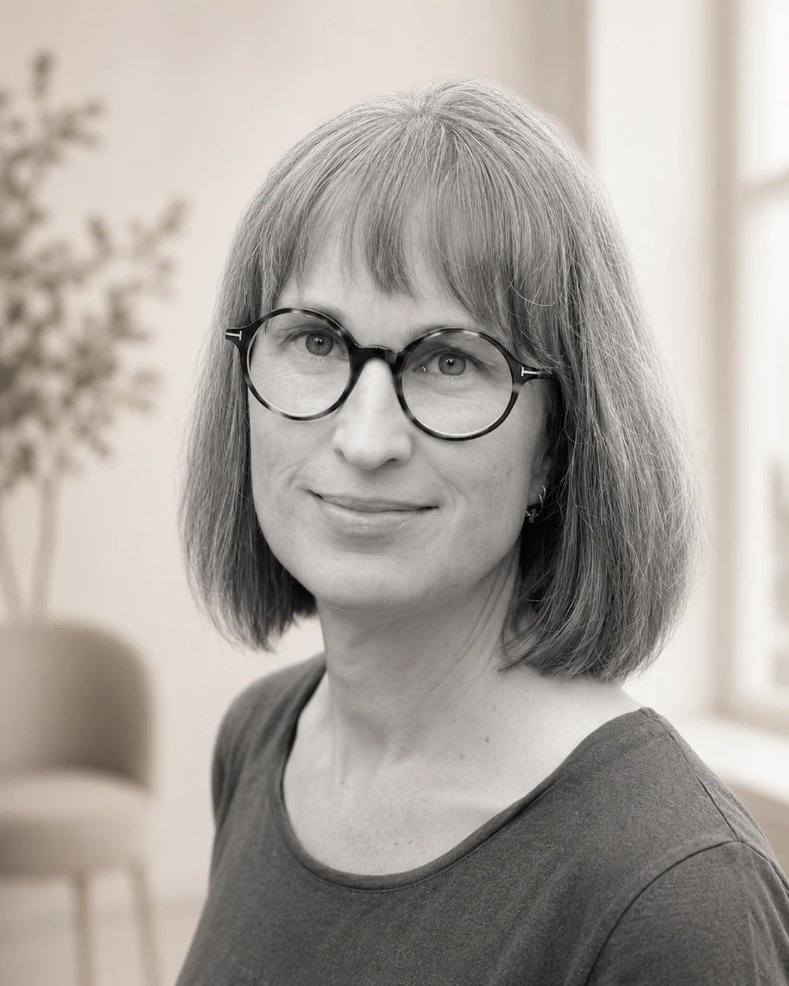 Porträtt av Ebba Norheim, legitimerad psykolog på VIQI.